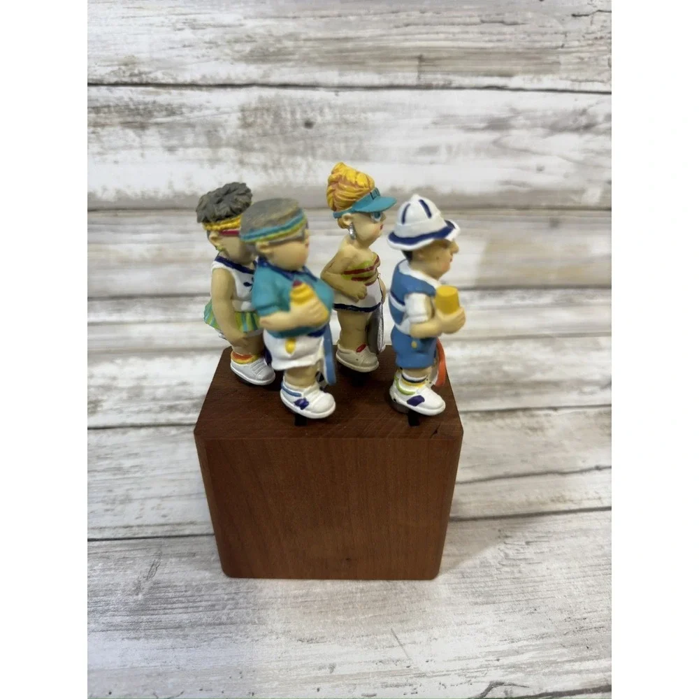 Boston Warehouse Old Man & Woman Tennis Folk‎ Spreaders Lot of 4